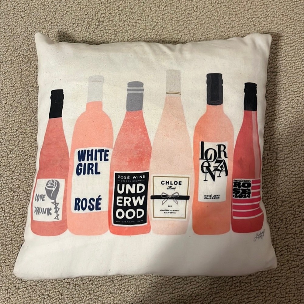 Society 6 - rose pillow